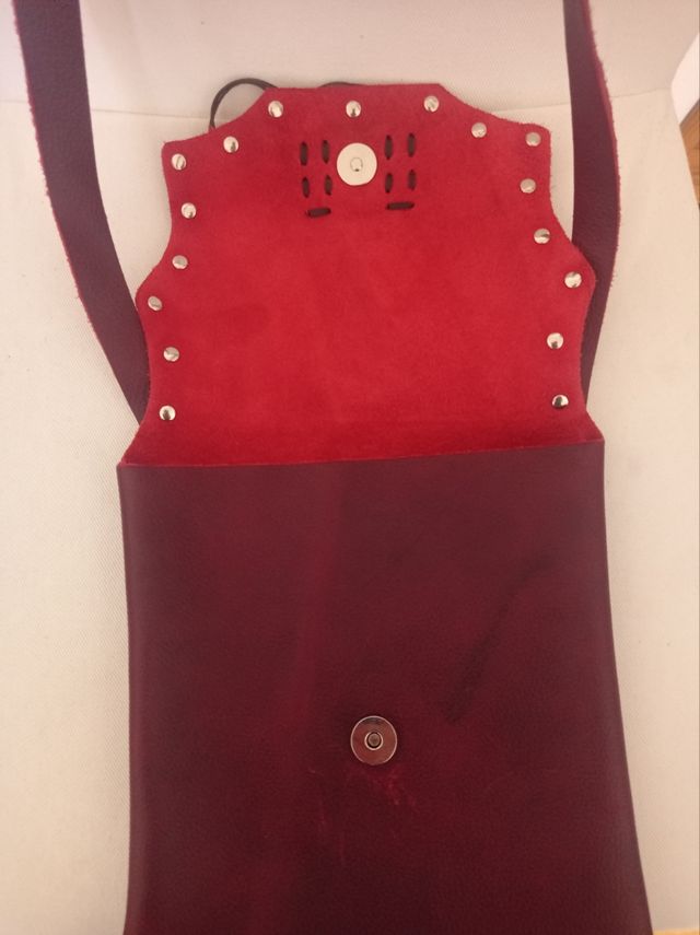 Bolso 👜 de cuero artesano