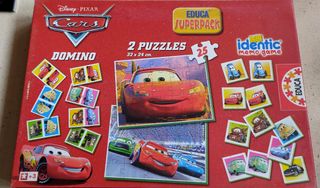 CARS: 2 PUZZLES, DOMINÓ Y MEMOGAME 