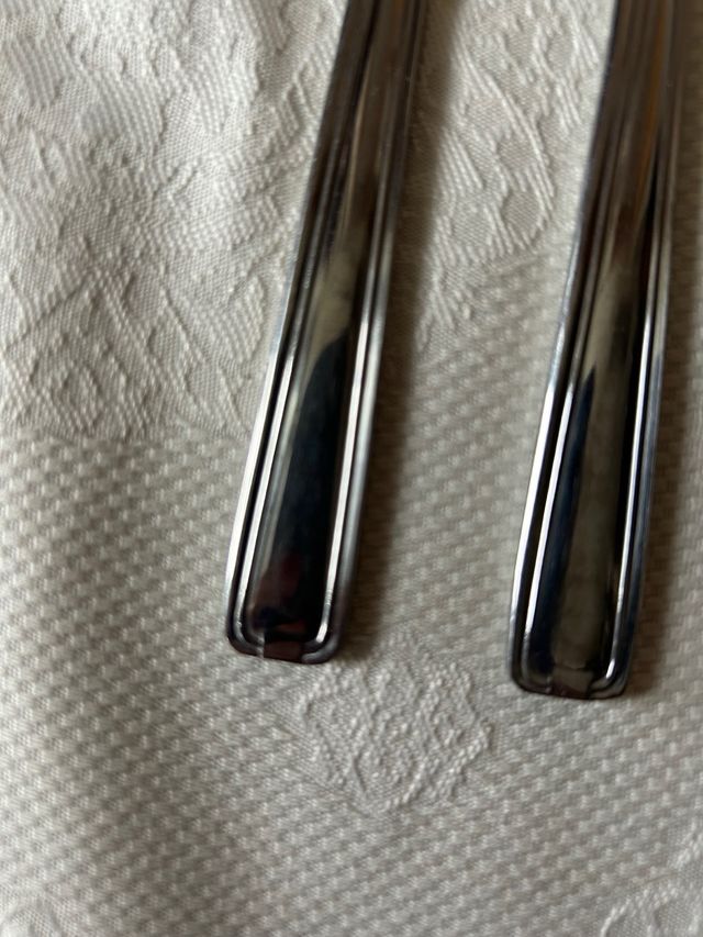 Lote 6 cuchillos acero inoxidable