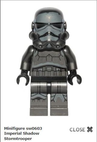 LEGO Imperial Shadow Stormtrooper sw0603