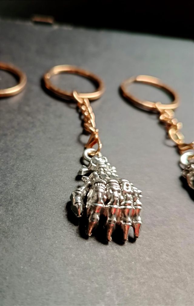 3 Llaveros de Esqueletos - Hecho a Mano