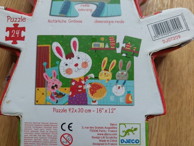 Djeco puzzle conejo