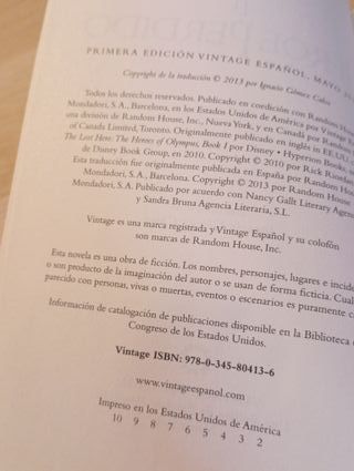 "El héroe perdido" de Rick Riordan