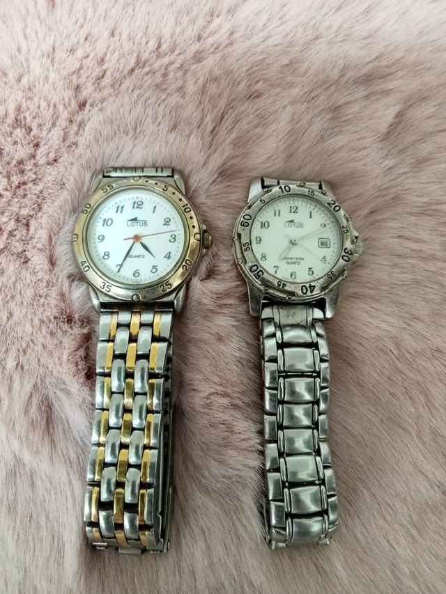 2 Relojes Lotus 