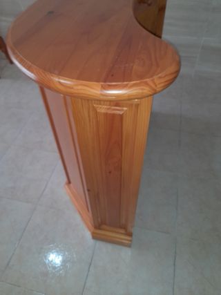 Mueble Barra estilo bar madera maciza