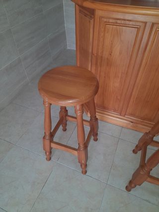 Mueble Barra estilo bar madera maciza