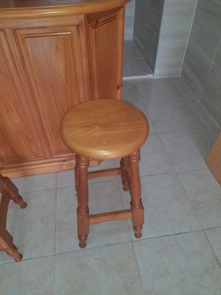 Mueble Barra estilo bar madera maciza