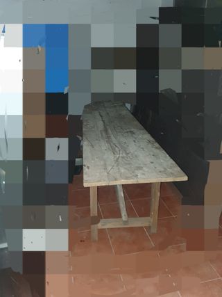 Mesa madera camping 3 mtr