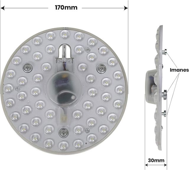 Disco Plafón Led Imantado 24W