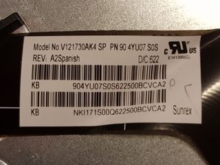 Teclado, Teclas, Tapa Portatil Acer Aspire