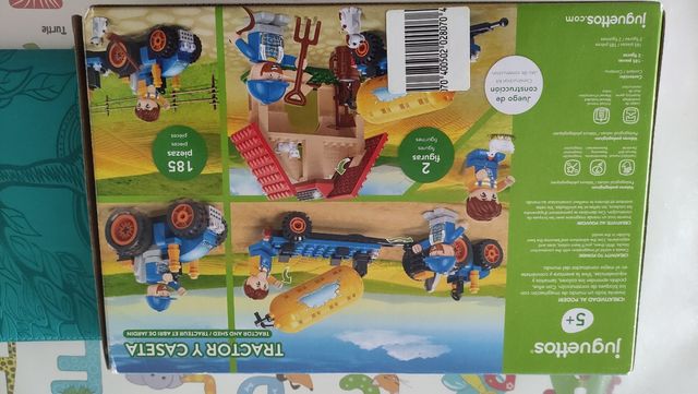 Juego Tractor y Caseta de Construccion