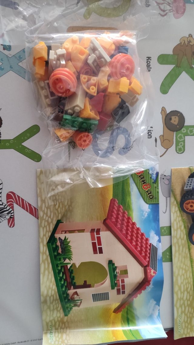 Juego Tractor y Caseta de Construccion