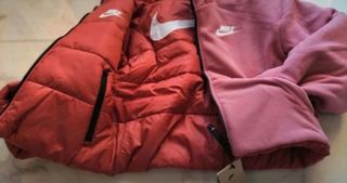 Plumífero Nike reversible mujer polar original inv