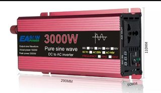 Inversor 3000w 12V A 220V ONDA PURA Fuengirola 
