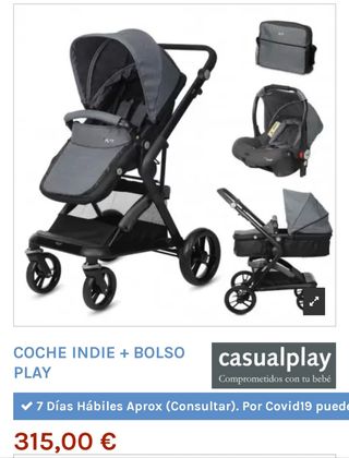 Carrito bebe Play Indie