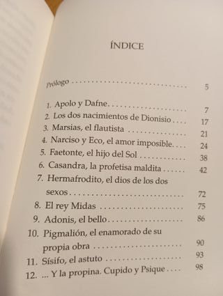 Once relatos mitológicos y uno más de propina