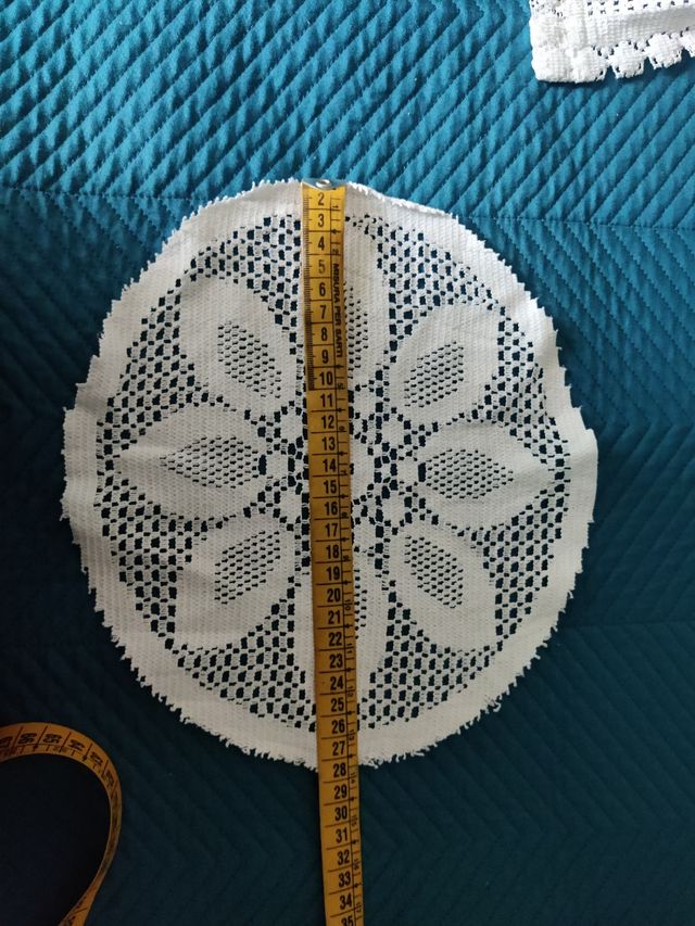 Centro tavola in pizzo