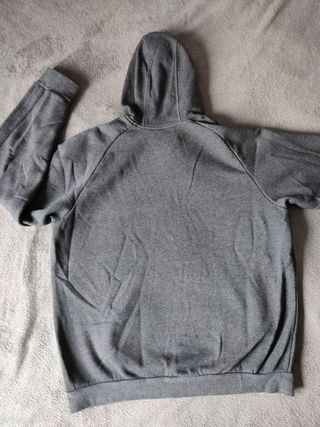 Adidas sudadera con capucha gris