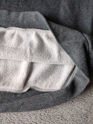 Adidas sudadera con capucha gris