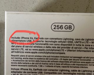 Iphone XS blanco con caja 256GB