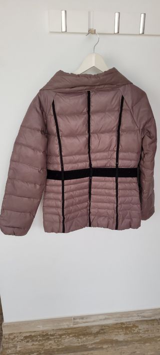 Rebajado!! Plumas cazadora abrigo Mango talla S