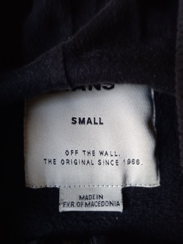 Chaqueta chico vans con capucha