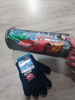 Astuccio più guanti Cars nuovi