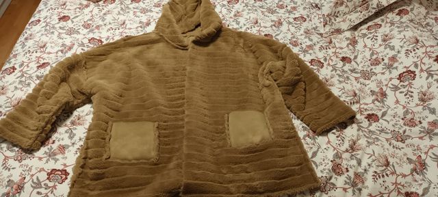 Chaquetón camel reversible