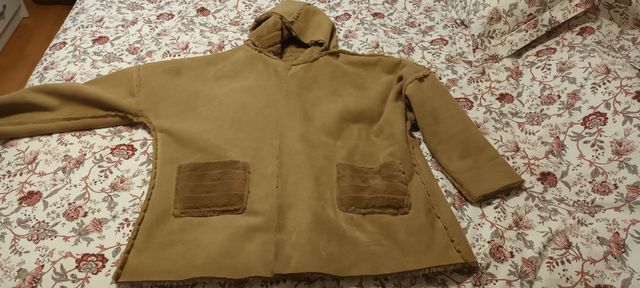 Chaquetón camel reversible