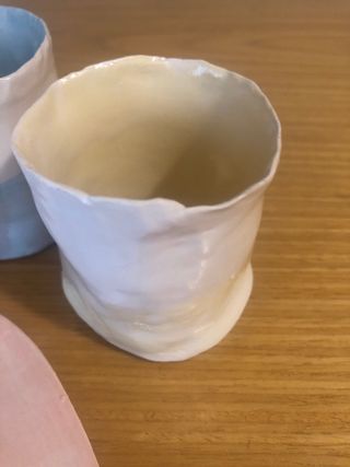 set vajilla ceramica hecha a mano