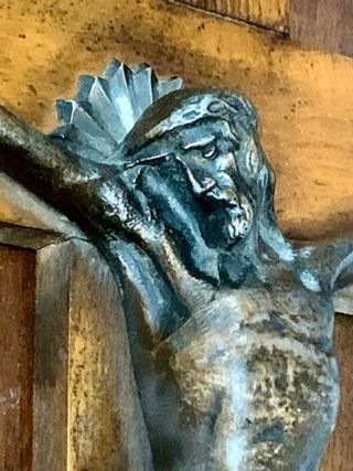 ANTIGUO CRUCIFIJO DE PARED