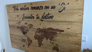 Mapamundi madera