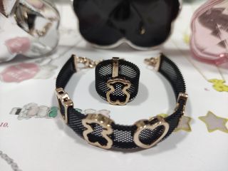 Conjunto Tous acero y plata