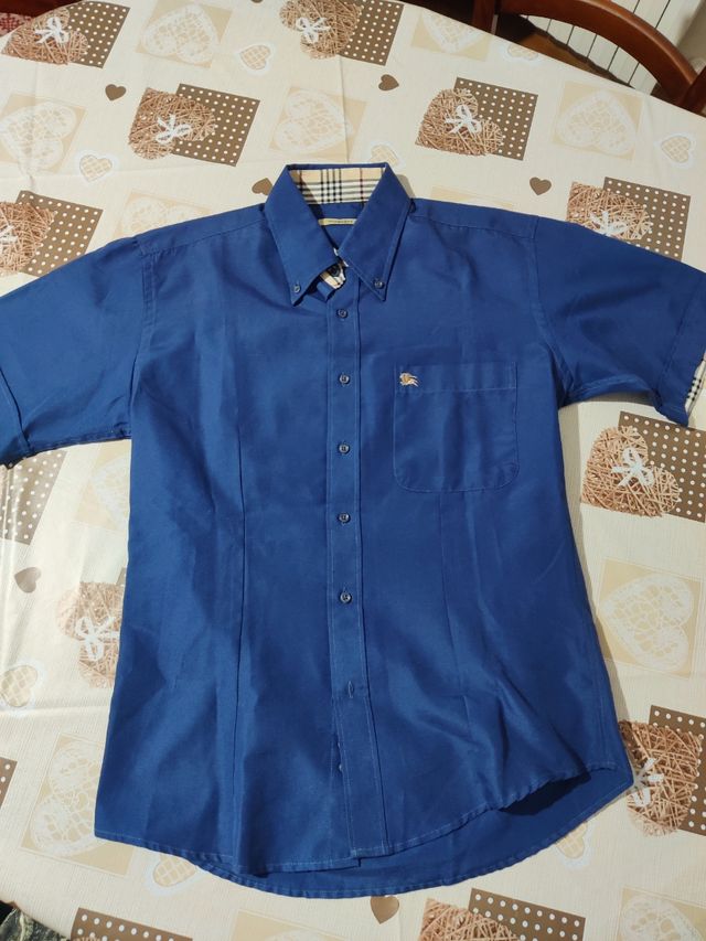 Camicia Burberry London Uomo  blu, originale 