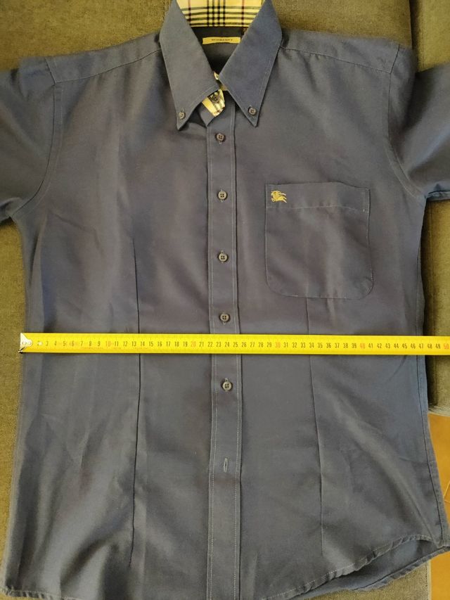 Camicia Burberry London Uomo  blu, originale 