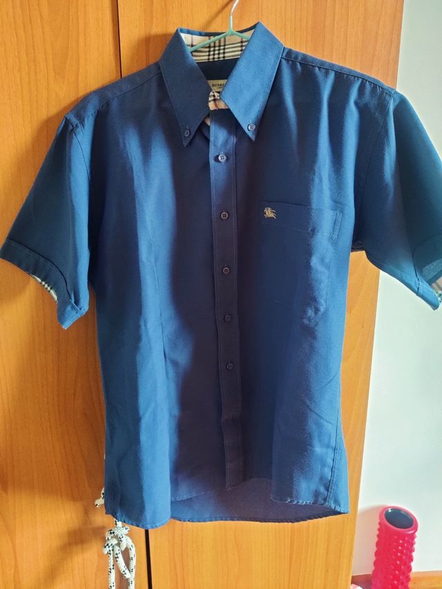 Camicia Burberry London Uomo  blu, originale 