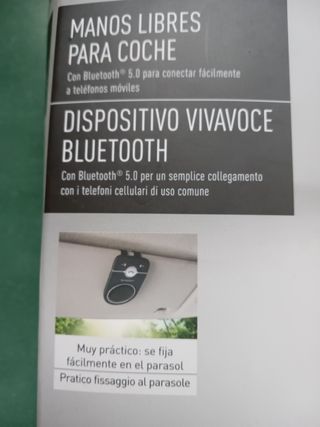 Manos libres coche+ soporte movil