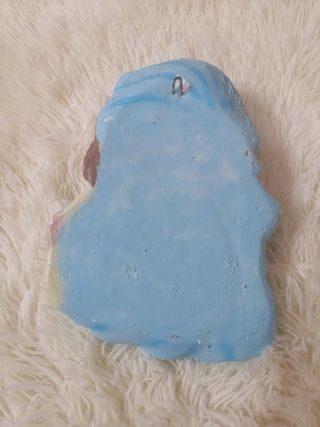 Vecchio capoletto in gesso Madonna con bambino