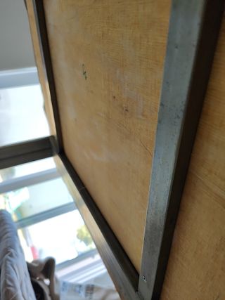 Mesa de madera de olivo