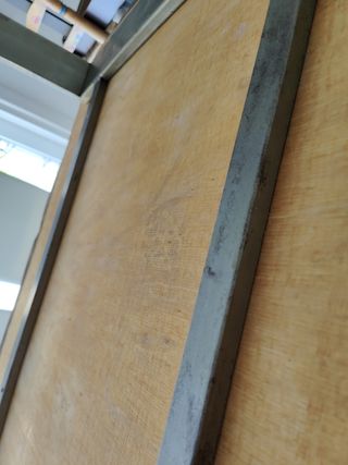 Mesa de madera de olivo