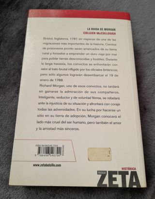 Libro "La huída de Morgan" de Colleen McCullough