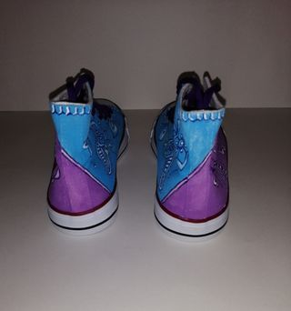 Zapatillas bota tipo converse