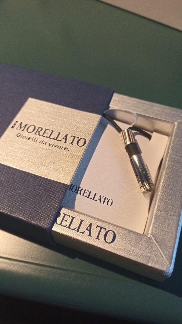 Morellato collana uomo acciaio Nuova