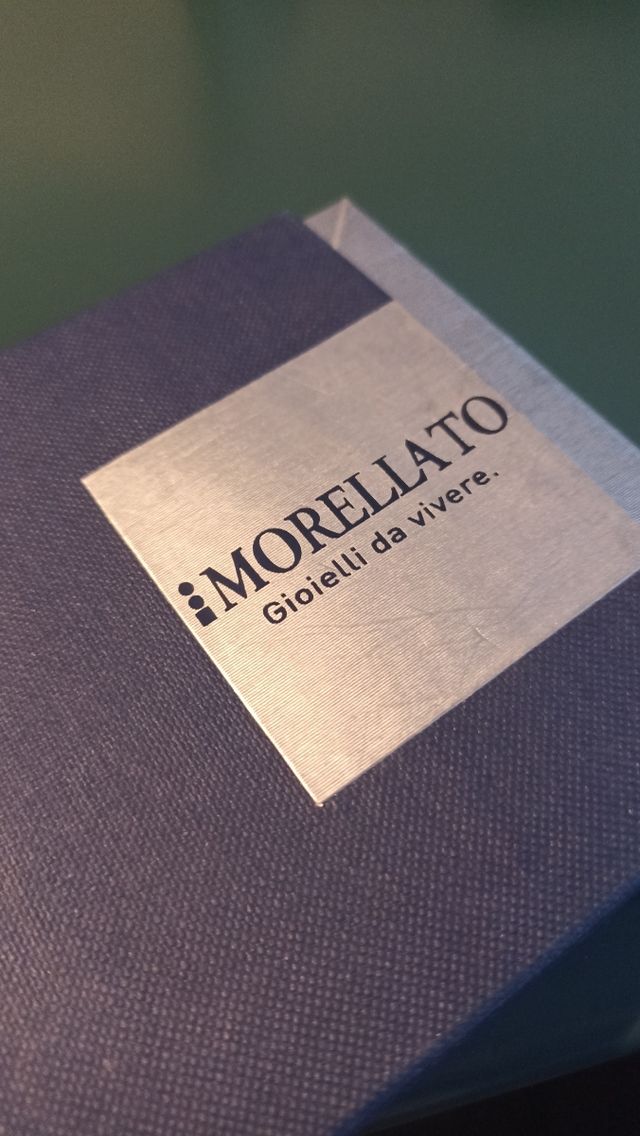 Morellato collana uomo acciaio Nuova