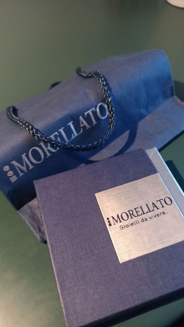 Morellato collana uomo acciaio Nuova