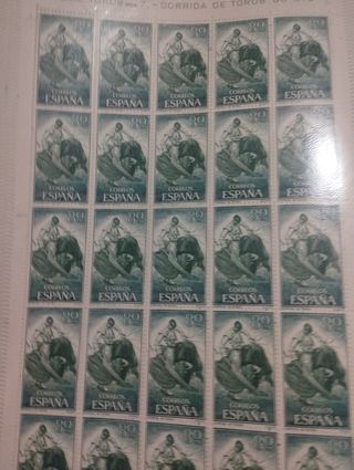 Pliegos enteros sellos nuevos