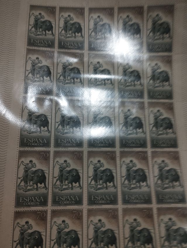 Pliegos enteros sellos nuevos