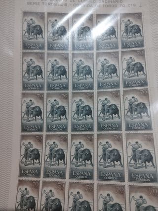 Pliegos enteros sellos nuevos