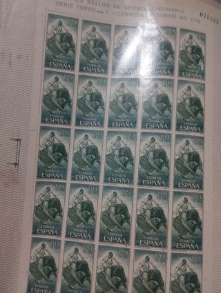 Pliegos enteros sellos nuevos