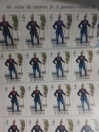 Pliegos enteros sellos nuevos